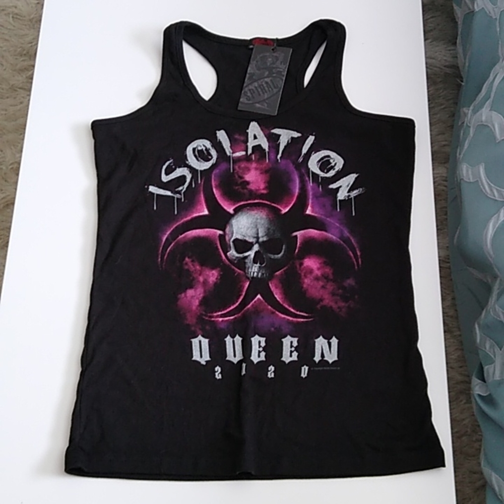 Spiral Black Tank L